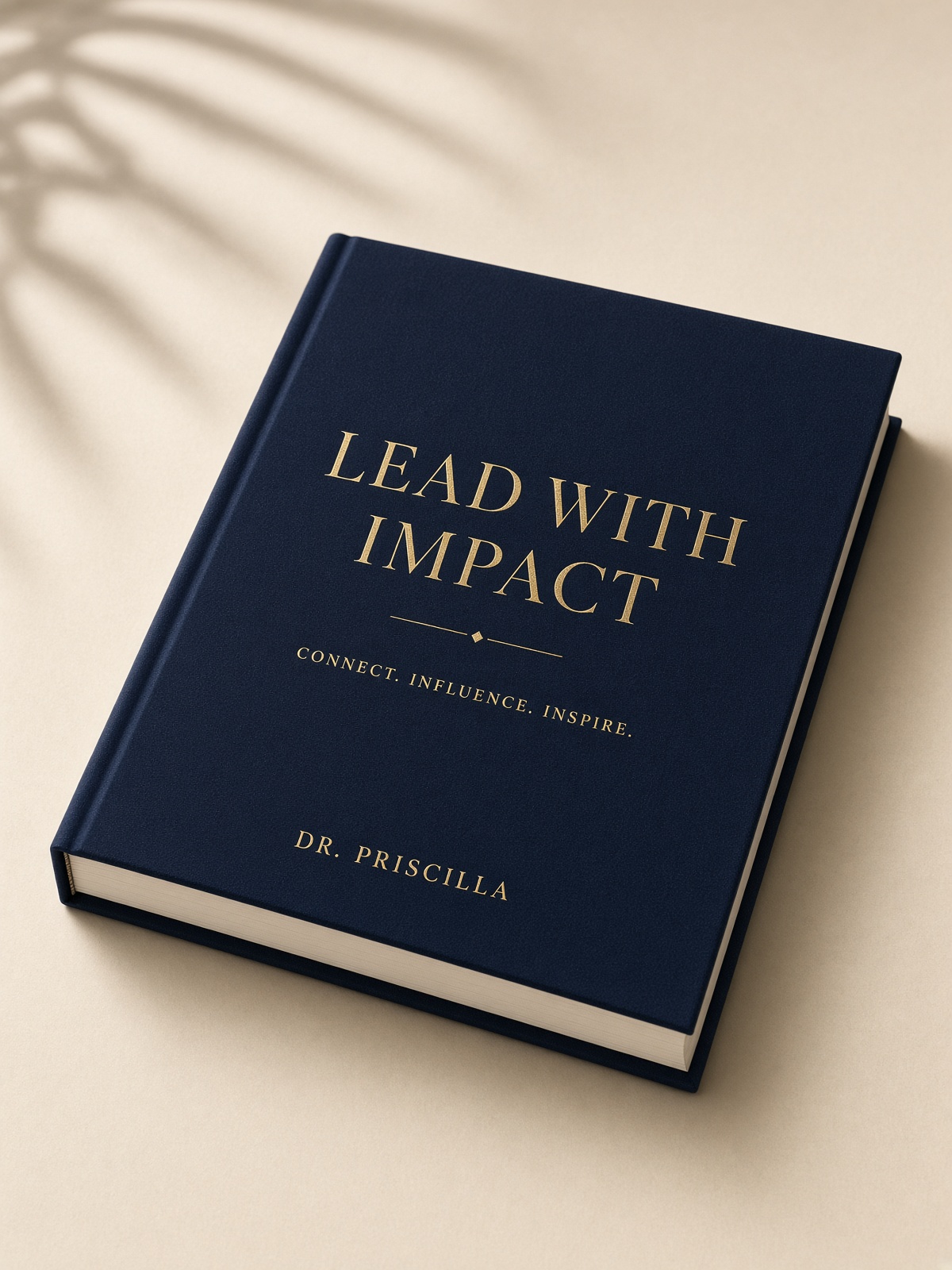 Lead with Impact book by Dr. Priscilla