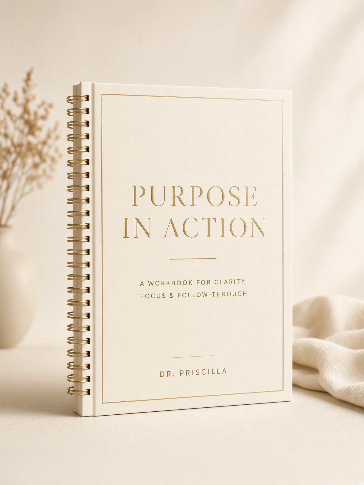 Purpose in Action workbook by Dr. Priscilla